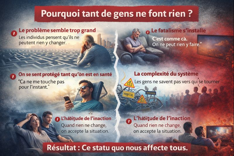 Pourquoi tant d'inaction face au système ?