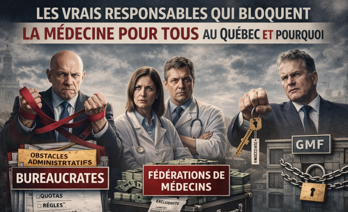 Médecins de famille au Québec : le système bloque l’accès, il est temps d’agir