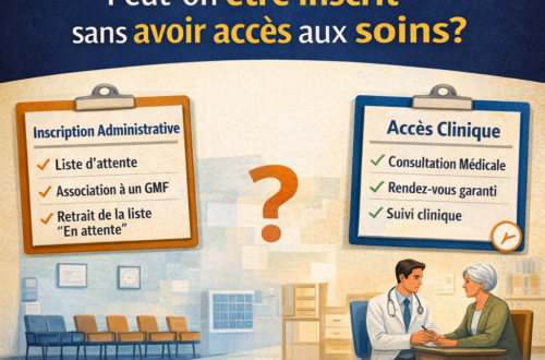 Prise en charge au Québec : être inscrit signifie-t-il vraiment avoir accès aux soins ?